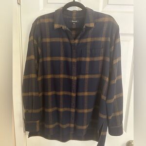 Madewell oversized boyfriend flannel